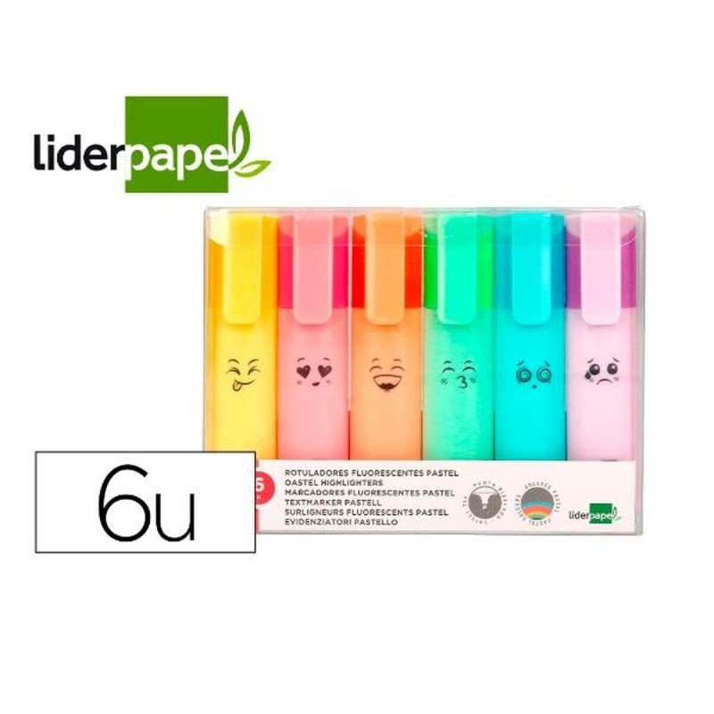 Subrayador Liderpapel RT21 6 Piezas