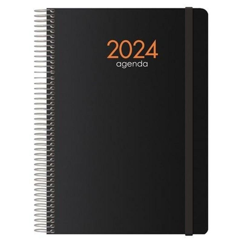 Agenda SYNCRO  DOHE 2024 Anual Negro 15 x 21 cm