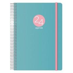 Agenda MEMPHIS  DOHE 2024 Anual Verde 15 x 21 cm