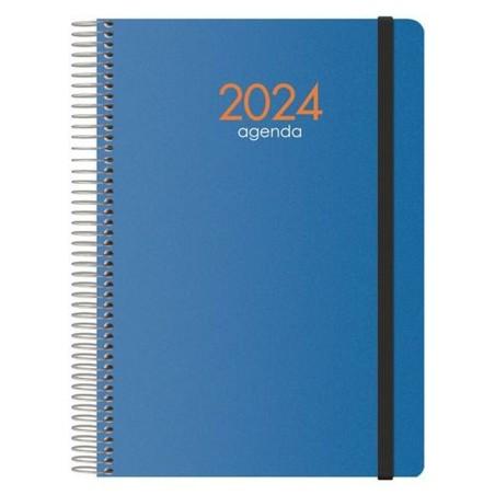 Agenda SYNCRO  DOHE 2024 Anual Azul 15 x 21 cm