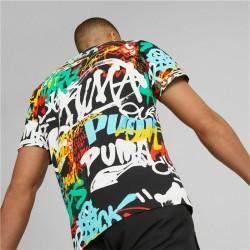 Camiseta de Manga Corta Hombre Puma Graffiti Negro