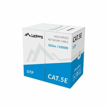 Cable de Red Rígido UTP Categoría 5e Lanberg LCU5-10CC-0305-BK 305 m