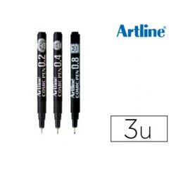 Rotulador permanente Artline EK-280/3W Negro 1 mm