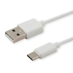 Cable USB A a USB C Savio CL-125 Blanco 1 m