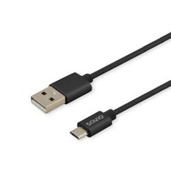 Cable USB A a USB C Savio CL-129 Negro 2 m