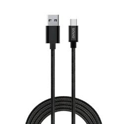 Cable USB A a USB C Savio CL-129 Negro 2 m