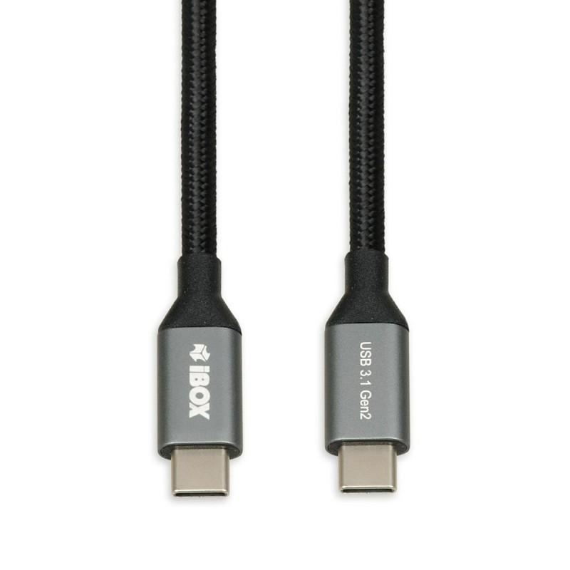 Cable USB C Ibox IKUMTC31G2 Negro 0,5 m