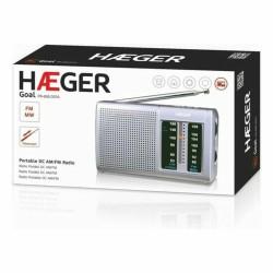 Radio AM/FM Haeger PR-BIB.001A Gris
