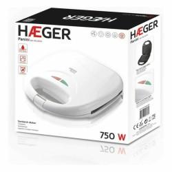 Sandwichera Haeger SM-75G.007A Blanco 750 W