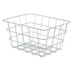 Cesta Multiusos Plateado Metal 24 x 12,5 x 18,5 cm Rectangular (6 Unidades)