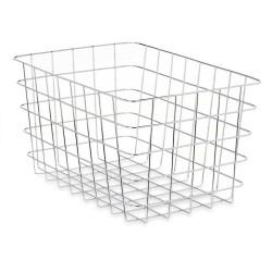 Cesta Multiusos Plateado Metal 38 x 21 x 26 cm Rectangular (6 Unidades)