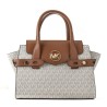 Bolso Mujer Michael Kors Carmen Gris 28 x 20 x 11 cm