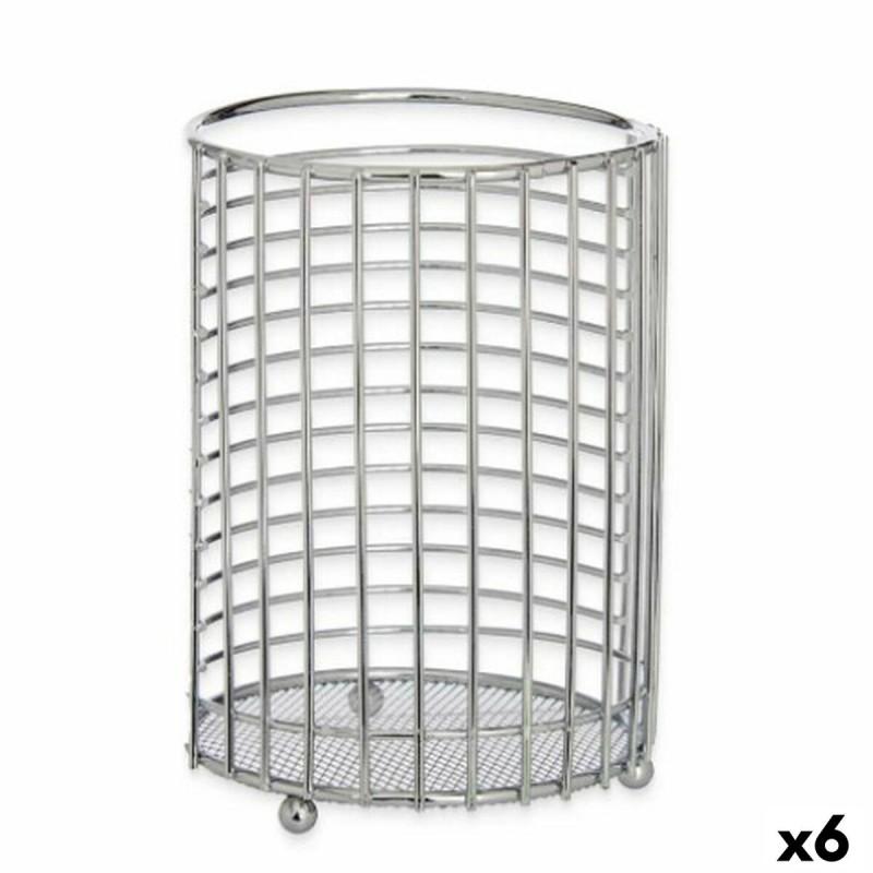 Bote para Utensilios de Cocina Metal 12 x 16 x 12 cm (6 Unidades)