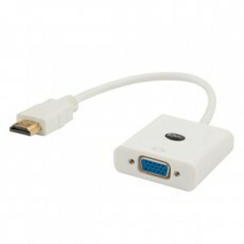 Adaptador HDMI a VGA Savio CL-27B Blanco