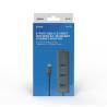 Hub USB-C 4 Puertos Savio AK-57 Ethernet (RJ-45) Gris