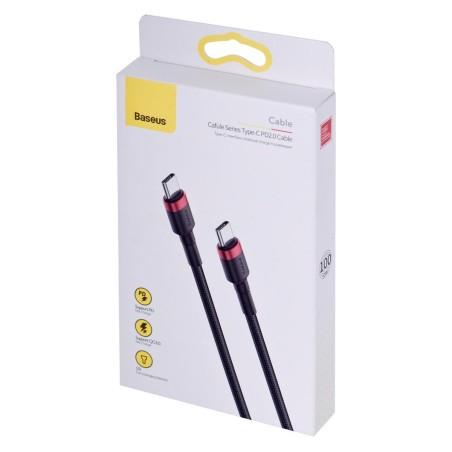 Cable USB C Baseus CATKLF-G91 Negro 1 m