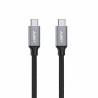 Cable USB C Aukey CB-CD5 Negro Negro/Gris 1 m