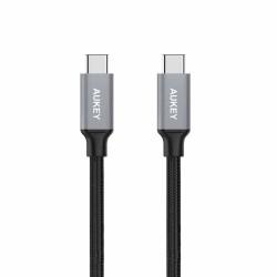 Cable USB C Aukey CB-CD5 Negro Negro/Gris 1 m