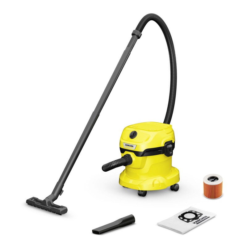 Aspirador Kärcher WD2 PLUS Amarillo/Negro 1000 W