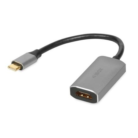 Adaptador USB-C a HDMI Ibox IACF4K Plateado