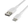 Cable USB-C a USB Belkin CAB002BT3MWH Blanco 3 m