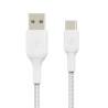 Cable USB-C a USB Belkin CAB002BT3MWH Blanco 3 m