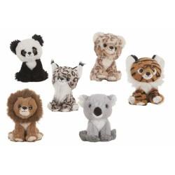 Set de peluches 6 Piezas 22 cm Animales