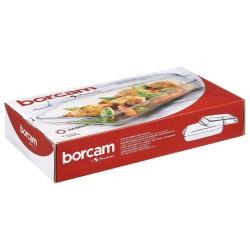 Bandeja con tapa Borcam Transparente Vidrio de Borosilicato 1,9 L (4 Unidades)