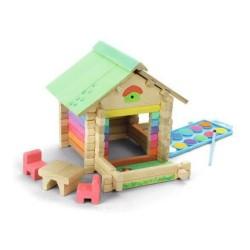 Casa de Miniatura Fisher Price Jeujura House To Paint 65 Piezas Pintura