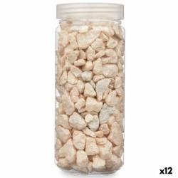 Piedras Decorativas Crema 10 - 20 mm 700 g (12 Unidades)