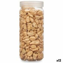 Piedras Decorativas Beige 10 - 20 mm 700 g (12 Unidades)