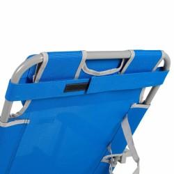 Tumbona reclinable Aktive Azul 153 x 33 x 47 cm