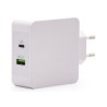 Cargador USB Pared TooQ TQWC-2SC03WT Blanco 48 W