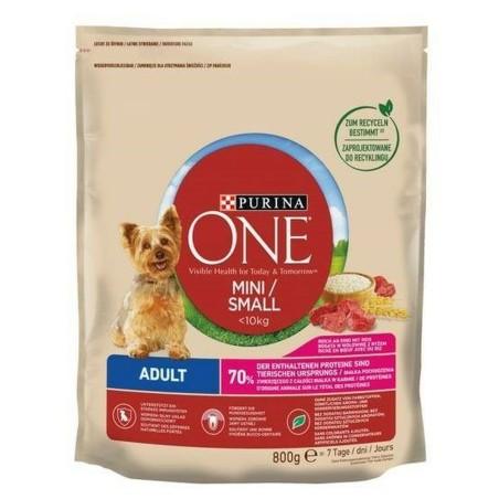 Pienso Purina One Mini Adulto Ternera 800 g