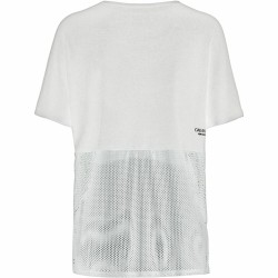 Camiseta de Manga Corta Mujer Calvin Klein Tank Blanco