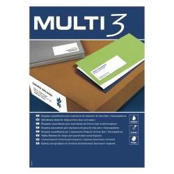 Etiquetas para Impresora MULTI 3 Blanco 100 Hojas 175 x 135 mm