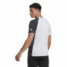 Camiseta de Manga Corta Hombre Adidas  ColourBlock Blanco