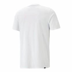 Camiseta de Manga Corta Unisex Puma Classics Blanco