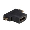 Adaptador HDMI a Micro HDMI Akyga AK-AD-23 Mini HDMI Negro