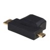 Adaptador HDMI a Micro HDMI Akyga AK-AD-23 Mini HDMI Negro