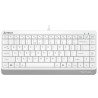 Teclado A4 Tech A4TKLA47119 QWERTY Blanco Inglés