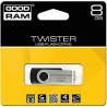 Memoria USB GoodRam UTS2 USB 2.0 Negro Negro/Plateado Plateado 8 GB