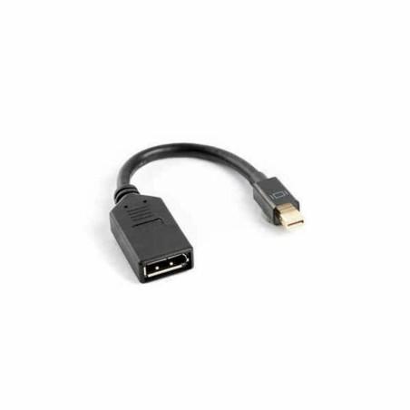 Cable DisplayPort Mini a DisplayPort Lanberg AD-0003-BK Negro 12 cm