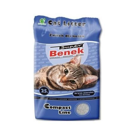 Arena para Gatos Super Benek Marino 25 L