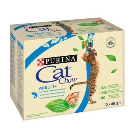 Comida para gato Purina                                 Salmón 10 x 85 g