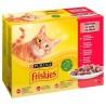 Comida para gato Purina Friskies Mix Pollo Ternera Cordero Pato 12 x 85 g