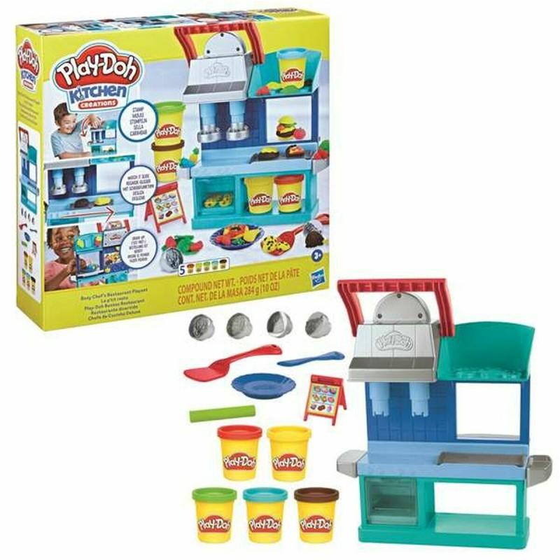 Juego de Plastilina Hasbro Busy Chefs Restaurant Multicolor (1 Pieza)