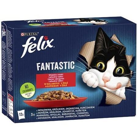 Comida para gato Purina                                 Pollo Ternera Cordero Conejo 12 x 85 g