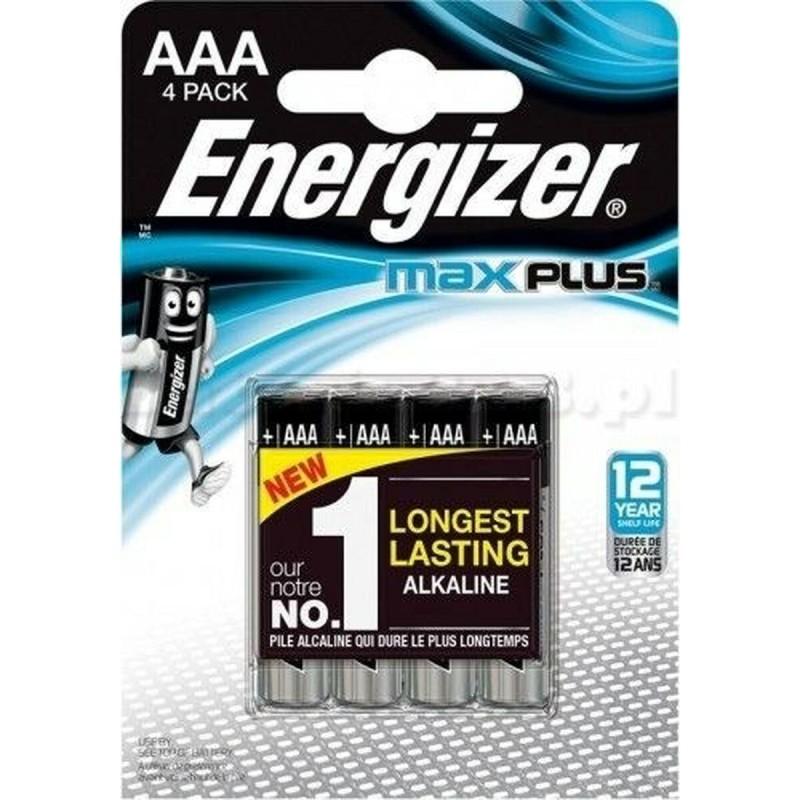 Pilas Energizer Max Plus AAA 1,5 V (4 Unidades)