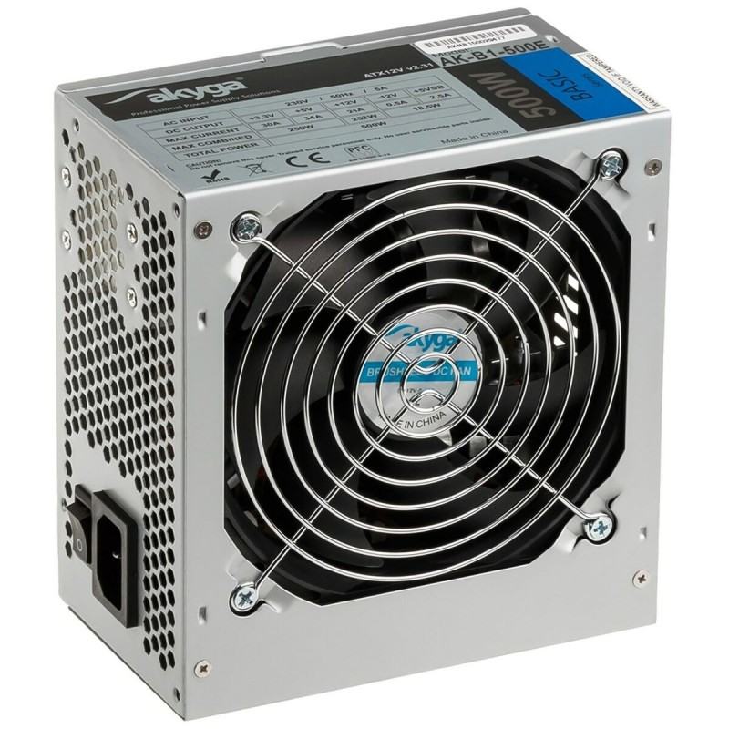 Fuente de Alimentación Akyga AK-B1-500E 500 W RoHS CE REACH ATX